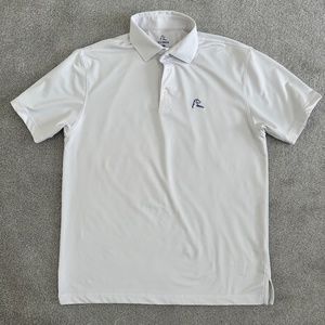 RHOBACK White Golf M Mens Polo Short Sleeve Shirt
